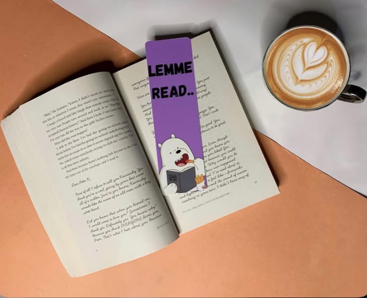 Lemme Read We Bare Bears bookmark thumbnail
