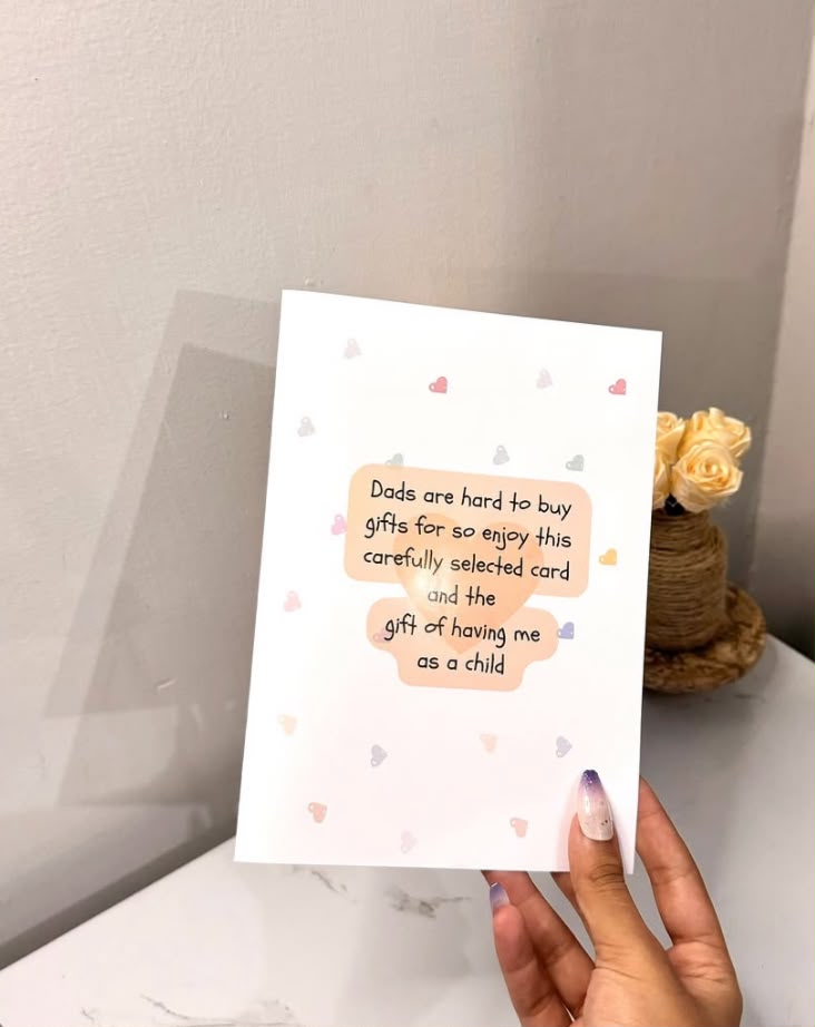 Dads Are Hard To Buy For Greeting Card thumbnail
