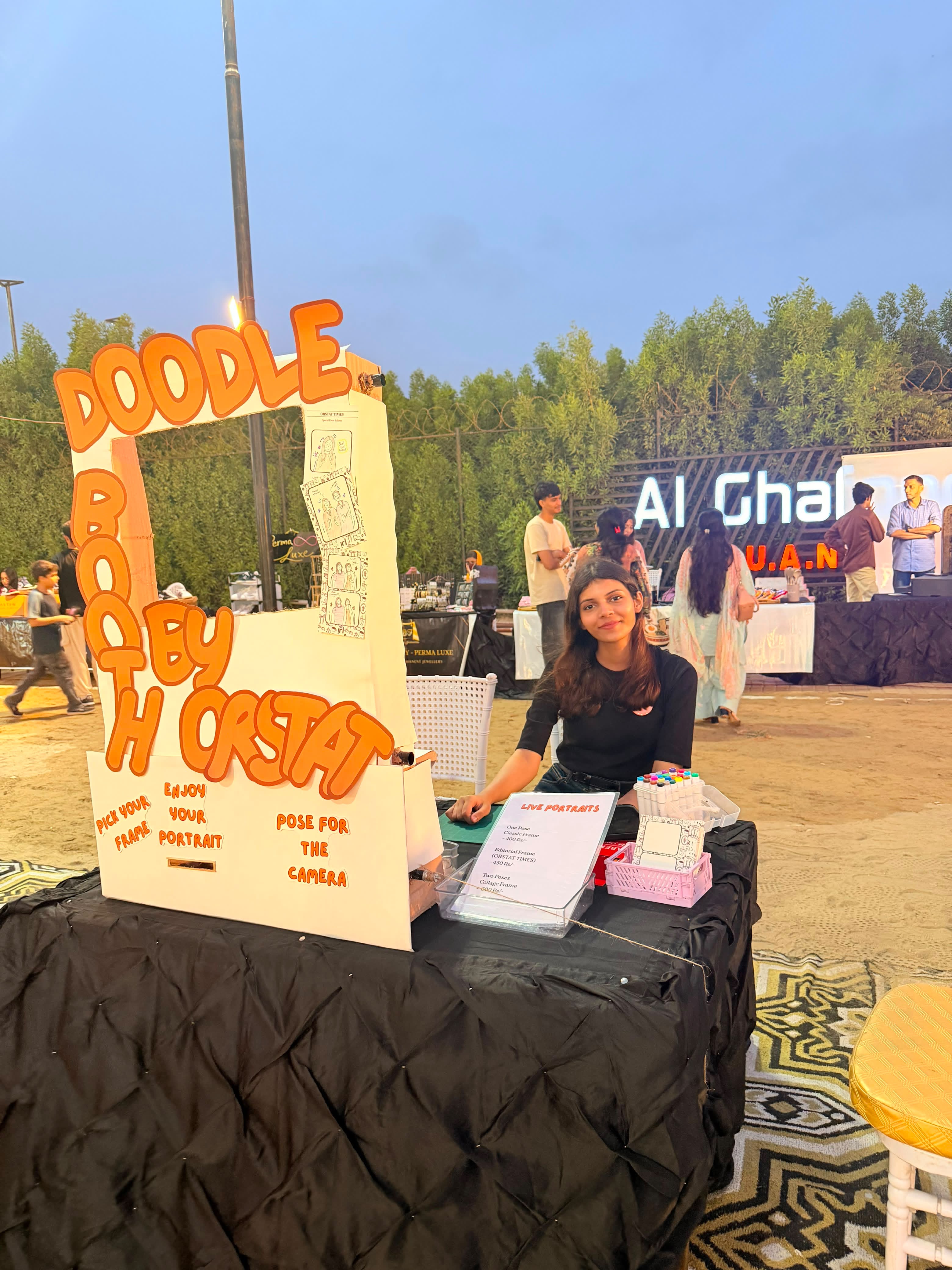 Orstat artist at the Doodle Booth thumbnail