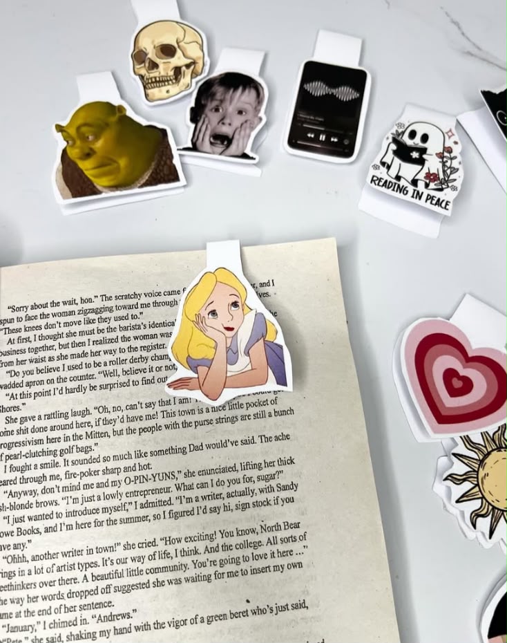 Alice magnetic bookmark thumbnail