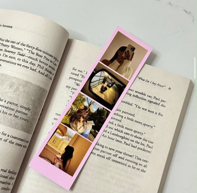 Pink photostrip bookmark by ORSTAT