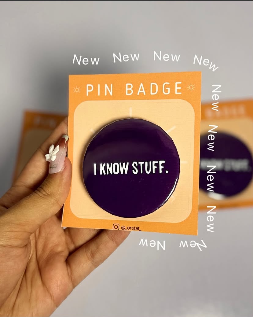 Certified Yapper Pin Badge thumbnail