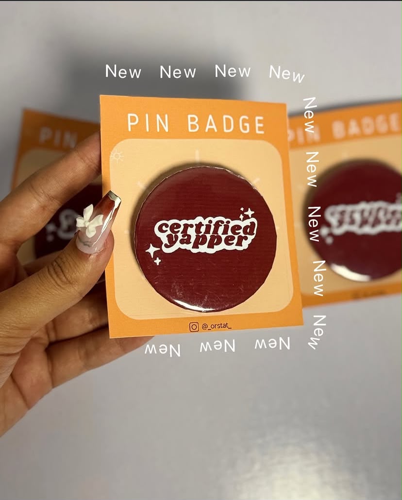 I Know Stuff Pin Badge thumbnail