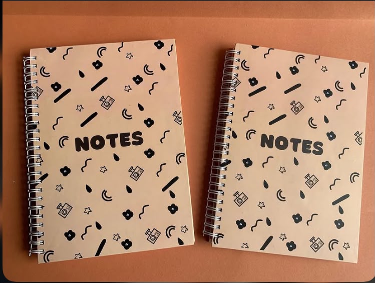 Notes doodle spiral notebook thumbnail