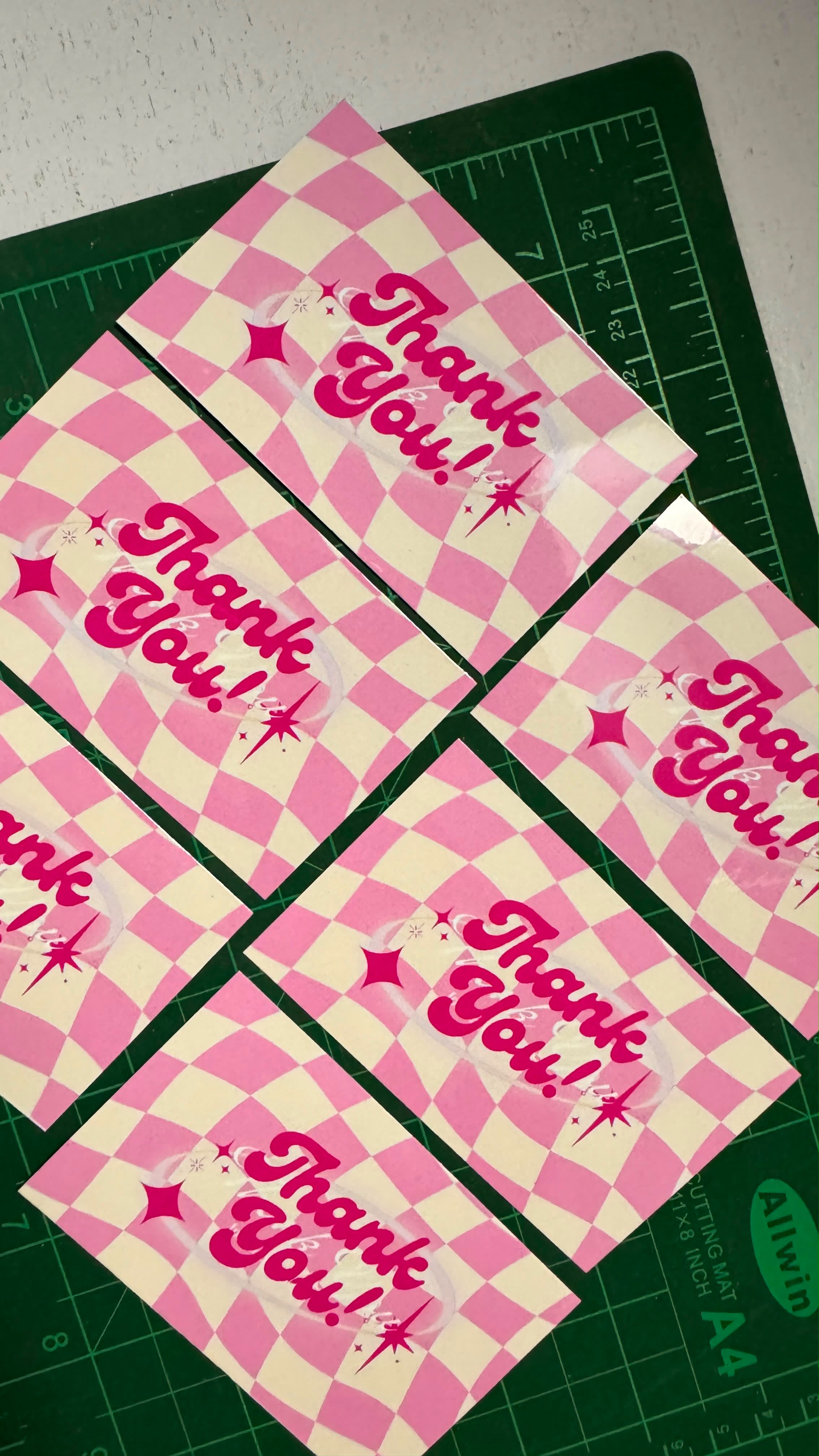 Thank You cards close-up thumbnail